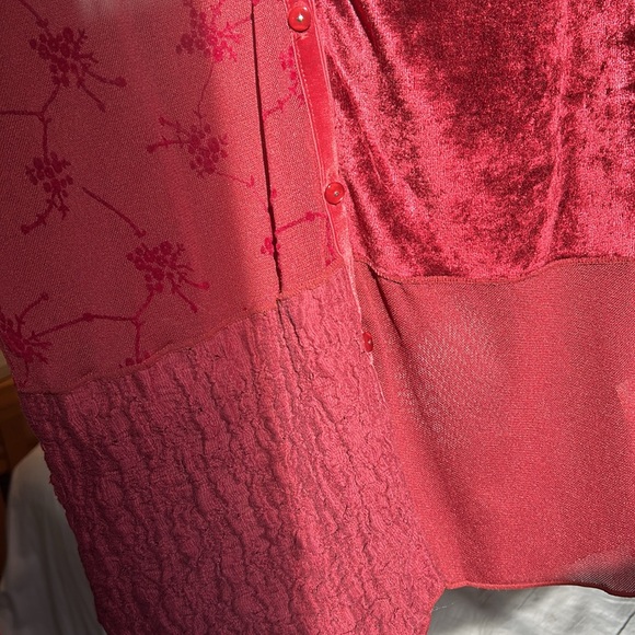 J.Jill S Stretch Patchwork Top - Picture 6 of 9